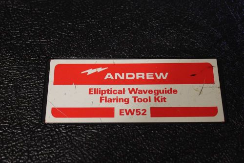 Andrew - EW52 Waveguide Tool Kit