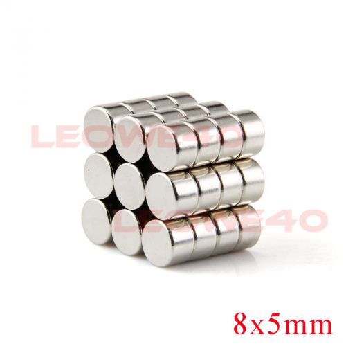 10/25/50 N50 8x5mm Strong Cylinder Magnet Rare Earth Neodymium N704 from London