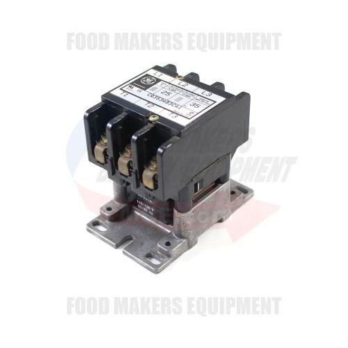 Lucks deck oven contactor ge# cr353ab3ca1 , 25 amp. 110/120v. 50/60 hz. 045010. for sale