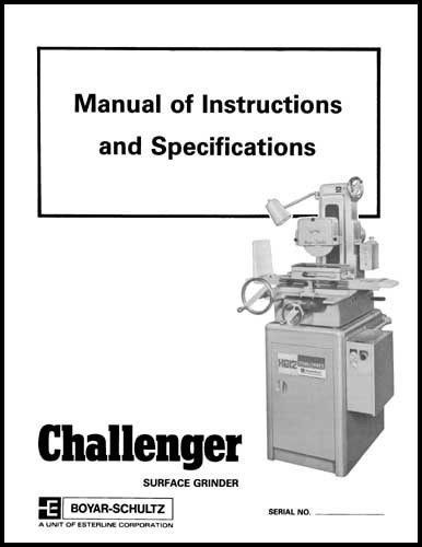 Boyar-Schultz H612 Challenger Manual - Instructions