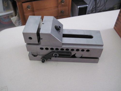 3&#034; precision grinding vise on a 5&#034; sine bar for sale