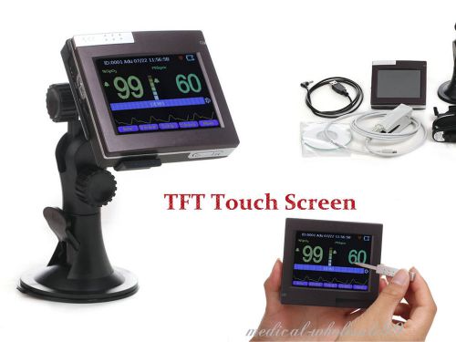 New touch screen color tft handheld pulse oximeter with software - spo2 monitor for sale