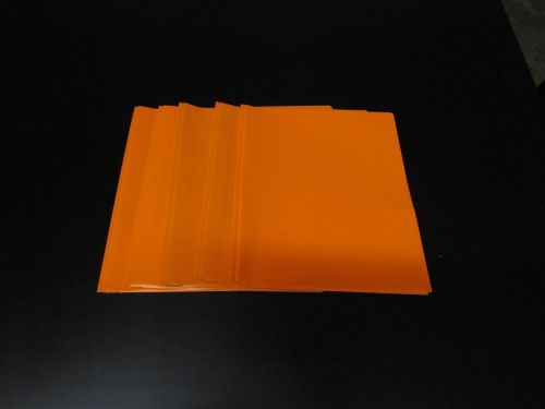 Plastic Clasp Folder orange Each Binders &amp; Folders,Pocket Folders 5 pack