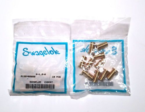 10pcs Swagelok B-815-6 Brass Tubing Insert