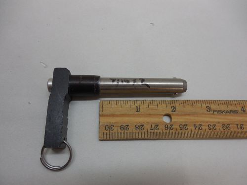 7/16&#034; x 2&#034; push pull pin ball lock quick release new for sale