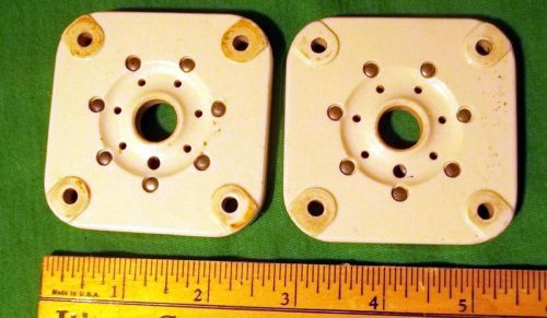 (2) ef johnson type 122-247 septar sockets (for rtma e7-2 tubes) clean! 1950 w@w for sale