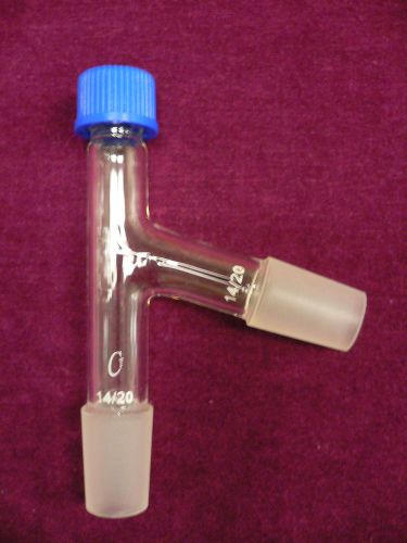 New adapter, distillation, 75°, 14/20, thermometer inlet for sale
