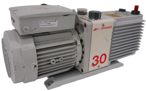 Edwards 30 e2m30 single-phase 1450/1740rpm dual stage rotary vane vacuum pump for sale