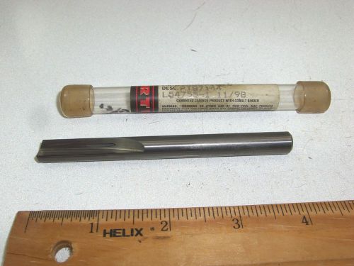 RTW  .370&#034; SOLID CARBIDE SINGLE FLUTE COOLANT FED DRILL