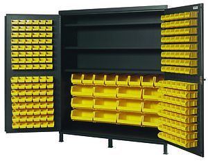 (1) Fastenal 72&#034;W x 24&#034;D x 84&#034;H -212 Bin High Capacity  Bin Storage Cabinet
