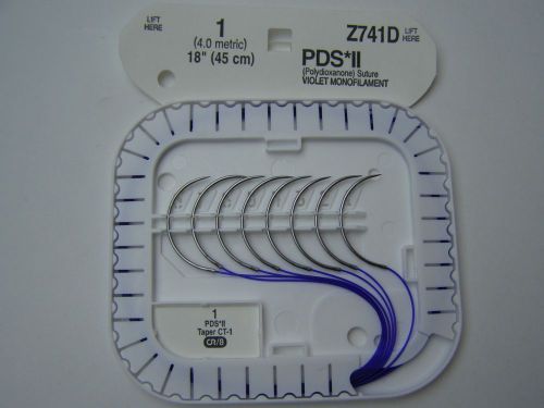 8 Veterinary Suture Needles Martin&#039;s Uterine 1/2 Circle Taper Sharp 45cm USA