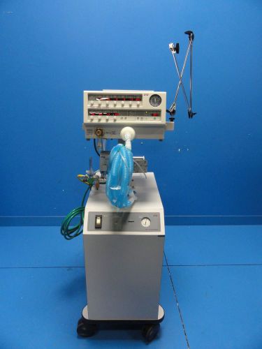 Bird 6400st respiratory ventilator 09611 w/ 6500 air compressor &amp; air-o2 blander for sale