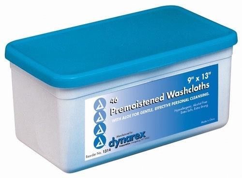 Dynarex Corporation Premoistened and Disposable Washcloth