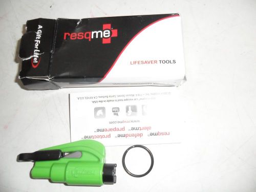 Res Q Me Emergency Rescue Escape Tool Keychain green
