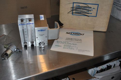 Sechrist 3500-cp hi/low flow air-oxygen blender ~ excellent ~ in box for sale