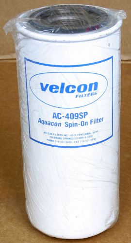 New, Velcon Industrial Aquacon Spin On Oil Filter, AC-409SP