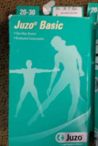 Juzo Basic 20-30 mmHg  AD Size II khaki Basic Ribbed Knee High open toe