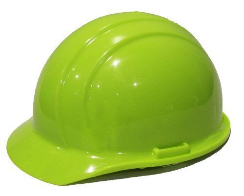 Erb 19774 americana cap style hard hat with slide lock  fluorescent yellow for sale