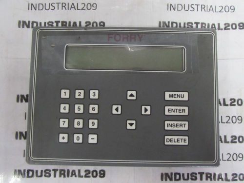 FORRY OPERATOR INTERFACE PANEL 98102323 USED