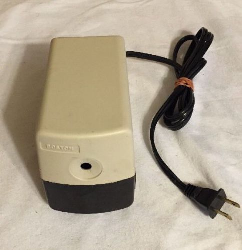 Boston Model 19 Electric Pencil Sharpener 296A Made in USA 120v 2 Amps