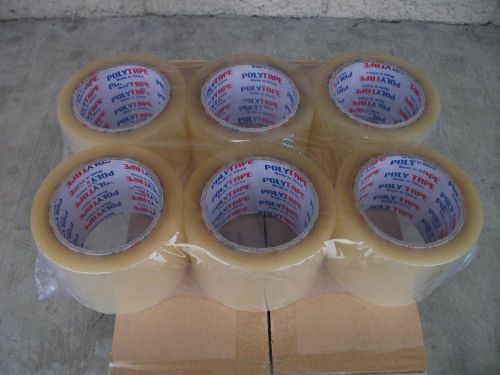 24 rolls packging  3&#034; clear sealing tape    1.8mil x 270 feet for sale