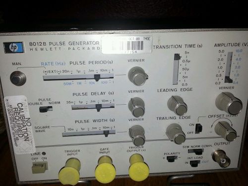 HP 8012B 20/50 MHz Pulse Generator TESTED