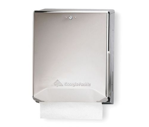 Georgia-Pacific 56620 Chrome Combination C-Fold/ Multifold Paper Towel Dispenser