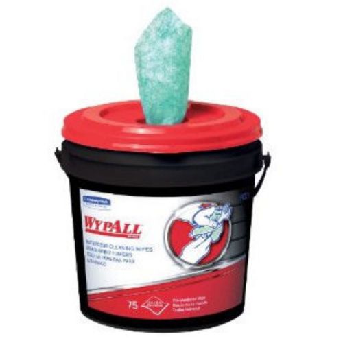 Wypall 91371 - waterless cleaning hand wipes (75 wipes/bucket), 6 buckets/case for sale