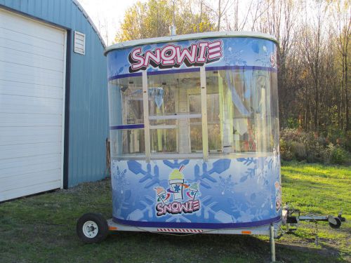 SNOWIE Shaved Ice / Beverage - 8x5 Concession trailer/ building- used 2 months