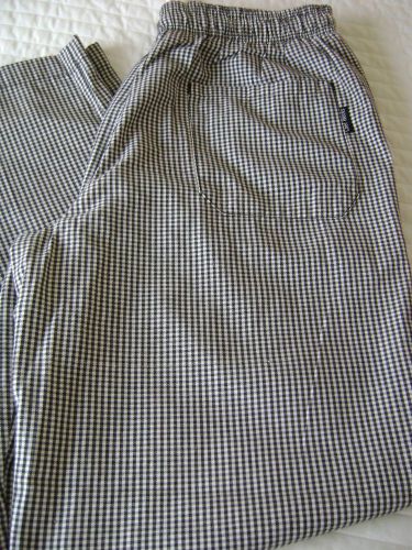 Chef Works Chef Pants size L brown and black checkered
