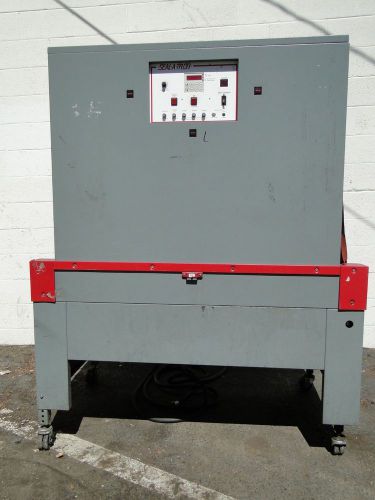 Seal-a-tron shrink wrap system l-bar sealer s-2222 heat tunnel t-2413 fd-30 for sale