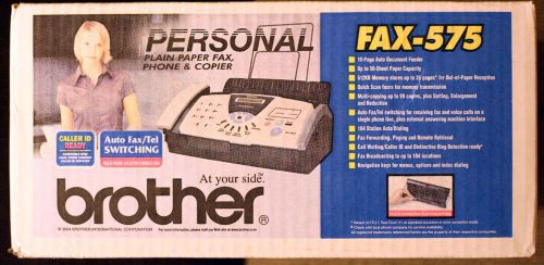 BROTHER FAX-575 PLAIN PAPER FAX PHONE COPIER