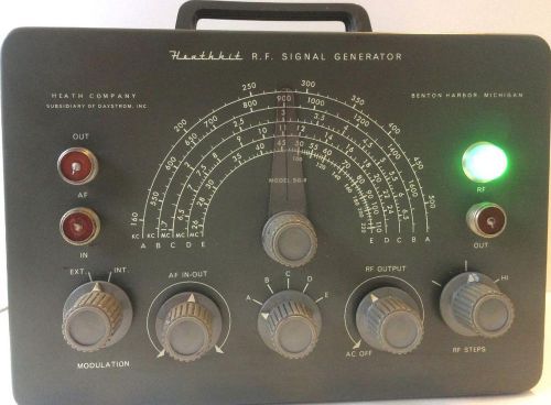 Vintage Heathkit R.F. Signal Generator Model SG-8 Electrical Test Heath Company
