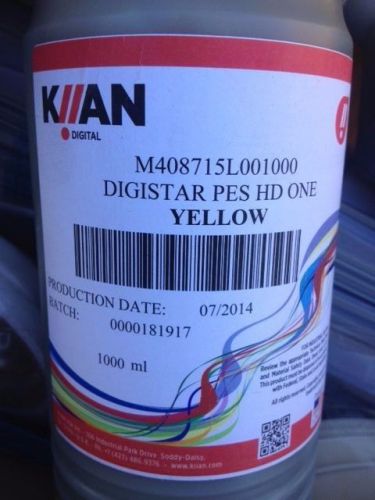 Kiian Digital Digistar PES HD One Yellow Sublimation Transfer Ink 1000 ml 1 L