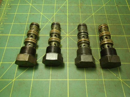 4 hydraulic cartridge vavles 5/8, 11/16, 3/4o.d. 1&#034;hex 5/8 orb #52094 for sale