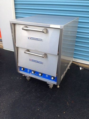 Very nice baker&#039;s pride p-44 double elecrteric pizza oven - 4 pizzas at once for sale