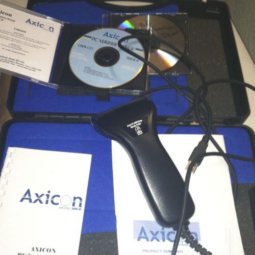 Axicon 6000 Hand Held Bar Code Verifier USB with Software And Carrying Case