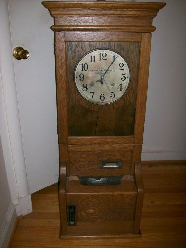 Antique time clock for sale