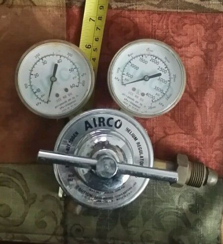 Airco argon nitrogen helium regulator