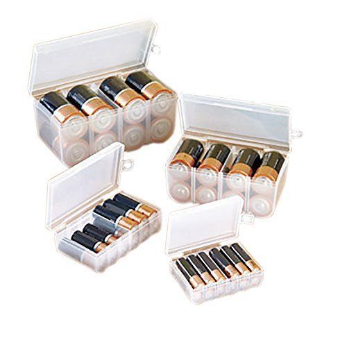 Battery storage case set (4pc set for all of your battery storage needs!) for sale
