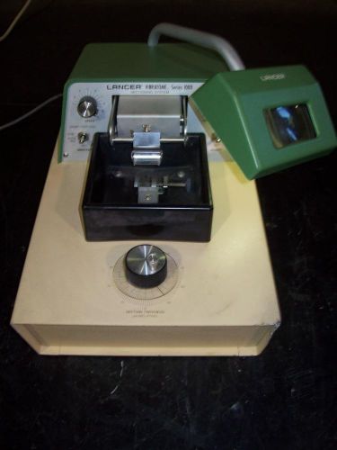 Lancer Vibratome Series 1000 Microtome Tissue Sectioning Blade Vibration