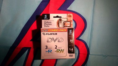 50 FUJI 80MM (MINI) DVD-RW &amp; DVD-R Combo Pack 1.4GB 30 MIN W/ CASES  - 25302434