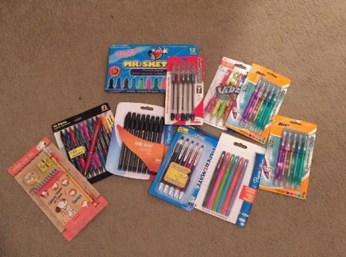 Lot Of Brand New Office Supplies/school Supplies- Papermate, Pilot, Pental