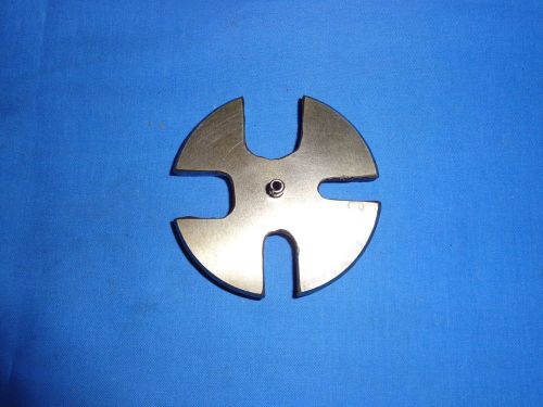 3 1/4&#034; SLOTTED ARBOR PRESS PLATE 4 slots: 1/4&#034; 1/2&#034; 3/4&#034; 1&#034; 1/2&#034; Thick
