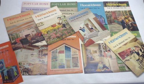 Vintage Lot Of 13 Popular Home Ideas Magazines Mid Century &#039;62-&#039;64