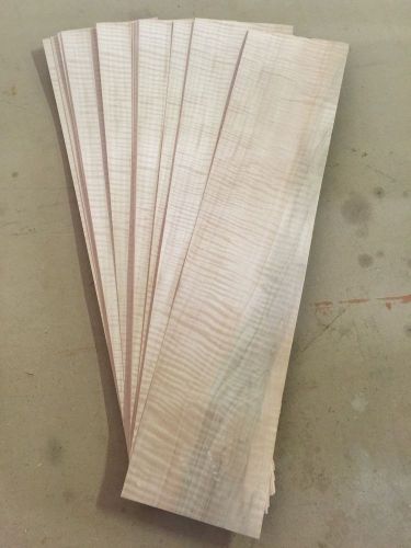 Wood veneer figured birch 5x22 22pcs total raw veneer  