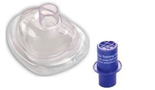 Cpr barrier mask w/ valve (for training only) for sale