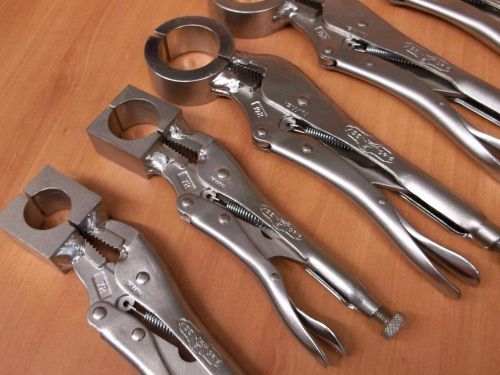 5 [five] socket fusion cold ring vise grip pliers for 3/4&#034; -2&#034; ips for sale