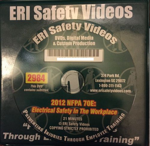 2012 NFPA 70E Electrical Safety in The Workplace by ERI Safety Videos Long