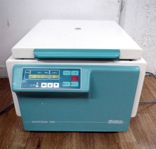 Hettich rotina 35 benchtop centrifuge 1705-01 for sale